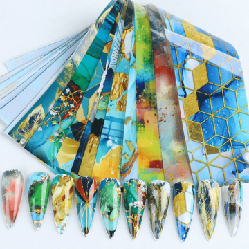 Set 10 folii de transfer 20x4cm. FT-LB10