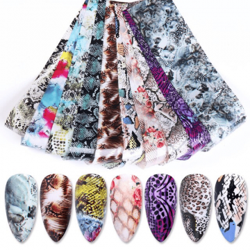 Set 10 folii de transfer 20x4cm. FT-RS10