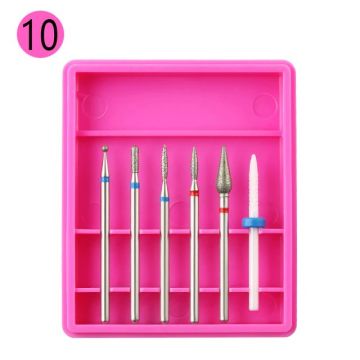 Set 6 capete de freza pink r10