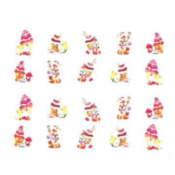Sticker decor unghii BN820 - BN1694