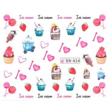 Sticker decor unghii BN824 - BN1694