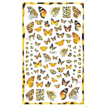 Sticker decor unghii f681