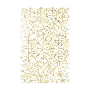 Sticker decor unghii holographic auriu linii R156