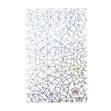 Sticker decor unghii holographic linii R126