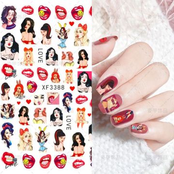 Sticker decor unghii XF3388