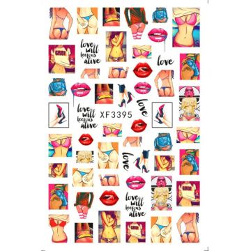 Sticker decor unghii XF3395