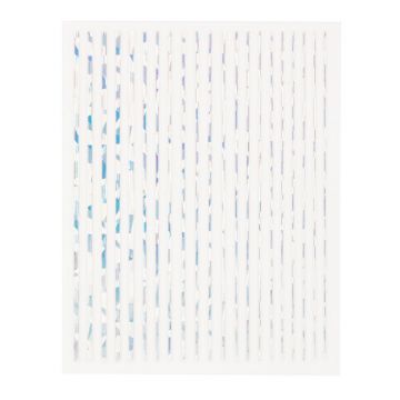 Sticker linii argintiu holographic