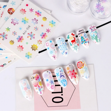 Tatuaj decor unghii iarna stz-779