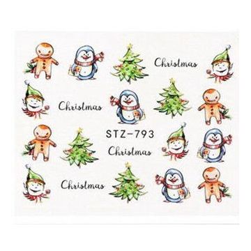 Tatuaj decor unghii iarna stz-793