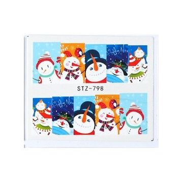 Tatuaj decor unghii iarna stz-798