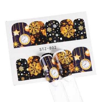 Tatuaj decor unghii iarna stz-802