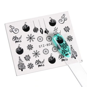 Tatuaj decor unghii iarna stz-804