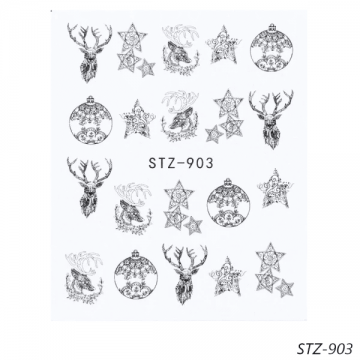 Tatuaj decor unghii iarna stz-903