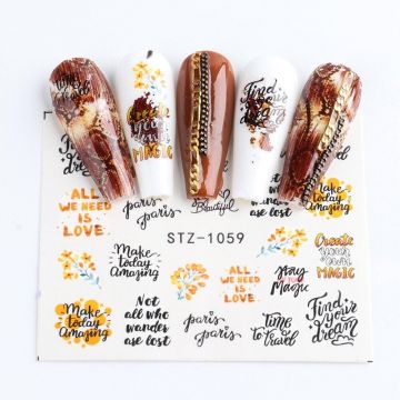 Tatuaj decor unghii STZ-1059