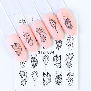 Tatuaj decor unghii STZ-884