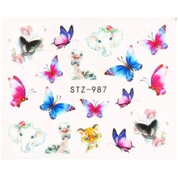 Tatuaj decor unghii stz-987