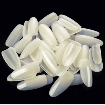 Tipsuri 100buc. Forma migdala culoare natur