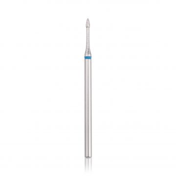 Capăt freza Diamant HEAD cilindru ascuțit, albastru, L- 3,0 mm, Ø1,4 mm