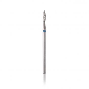 Capăt freza Diamant HEAD flacăra ascutita, albastru, L-8,0 mm, Ø2,1 mm