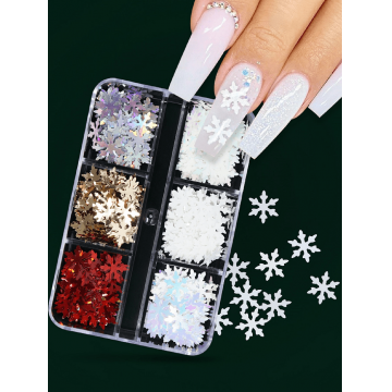 Fulgi de nea decor iarna set 6 modele MJH-8K - CWML-6