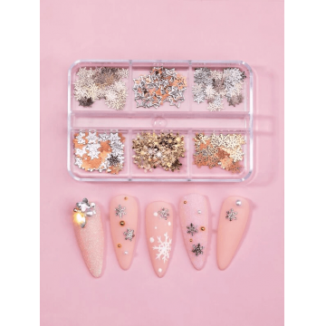 Fulgi de nea decor iarna set 6 modele X2012