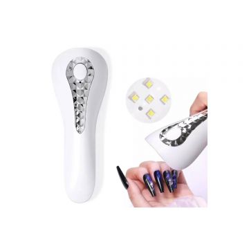 Mini lampa UV/LED 18w Portabila cu Acumulator - YC01-18W