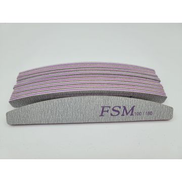 Set 10 Bucati Pila Unghii Semiluna FSM 100/180 - PFSM100/180