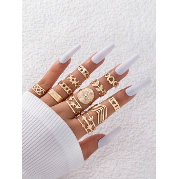 Set 12 Inele Aurii pentru poze -