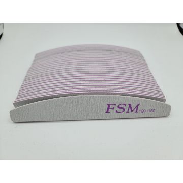 Set 25 Bucati Pila Unghii Semiluna FSM 120/180 - PFSM120/180-10B