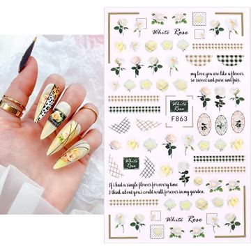 Sticker decor unghii f863