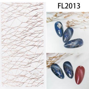 Sticker decor unghii FL2013 ROSE GOLD