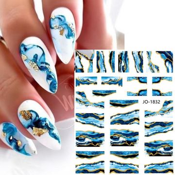 Sticker decor unghii JO-1832