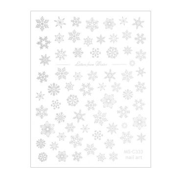 Sticker Decor Unghii Model Iarna/Craciun MS-C333 - Z-A901