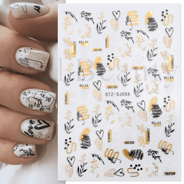 Sticker decor unghii STZ-SJ006