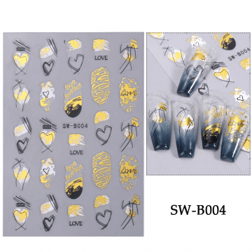 Sticker decor unghii SW-B004 - F747