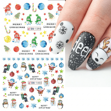 Tatuaj decor unghii iarna bn-1394