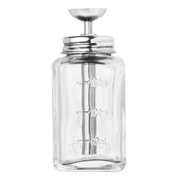 Recipient din sticla cu pompita 180ml