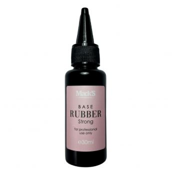 Rubber Base Clear Strong Macks 30ml - MACKS-RB3