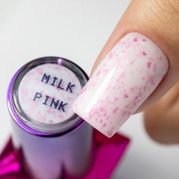 Rubber Base Molly Lac Flakes 10gr Milk Pink Hema Free - MP-10