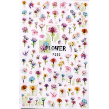 Stiker autoadeziv 12*8cm -f535