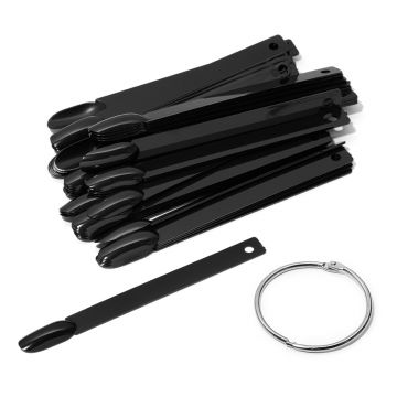 Tipsuri ovale pentru exersat set 50 negre