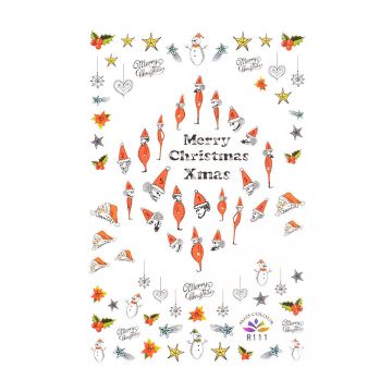 Abtibild Unghii SensoPRO Milano, Christmas View R111