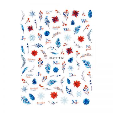 Abtibilduri Unghii SensoPRO Milano Winter Race, model HANYI-612