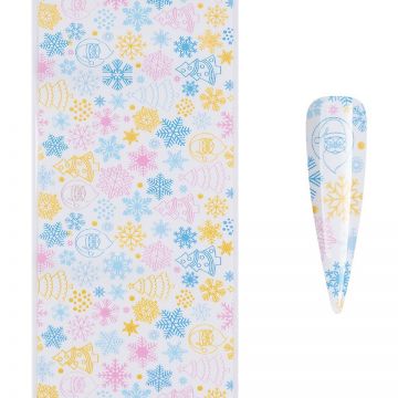 Folie de Transfer Unghii LUXORISE, Christmas Sky