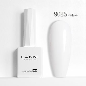 Oja Semipermanenta 9ml Hema free CANNI 9-025- white