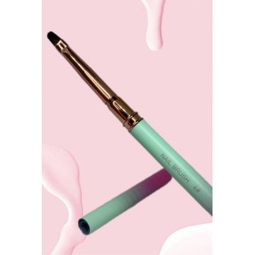 Pensula toc metal limba de pisica nr4 New