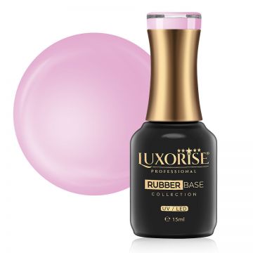 Rubber Base LUXORISE Crystal Collection - Satin Blush 15ml