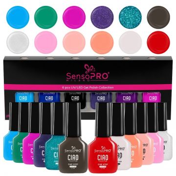 Set 12 Oje Semipermanente CIAO One Step SensoPRO Milano - CIAO, Beauty!
