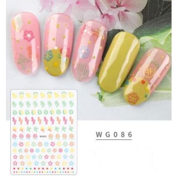 Stiker autoadeziv 12*8cm -WG086