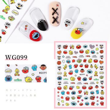 Stiker autoadeziv 12*8cm -WG099